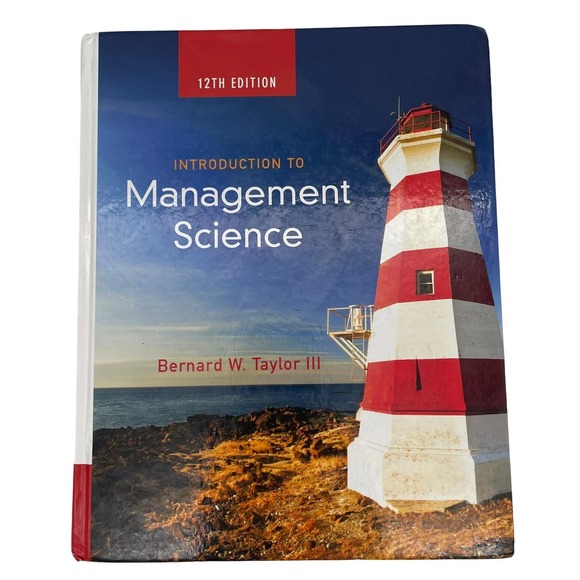 Introduction to Management Science 12th Ed - Hardcover, Great Condition - Picture 1 of 4